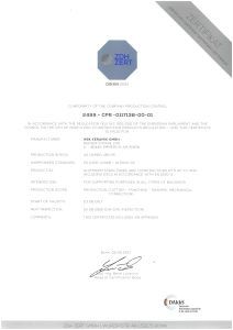 DIN EN1090 Certificate