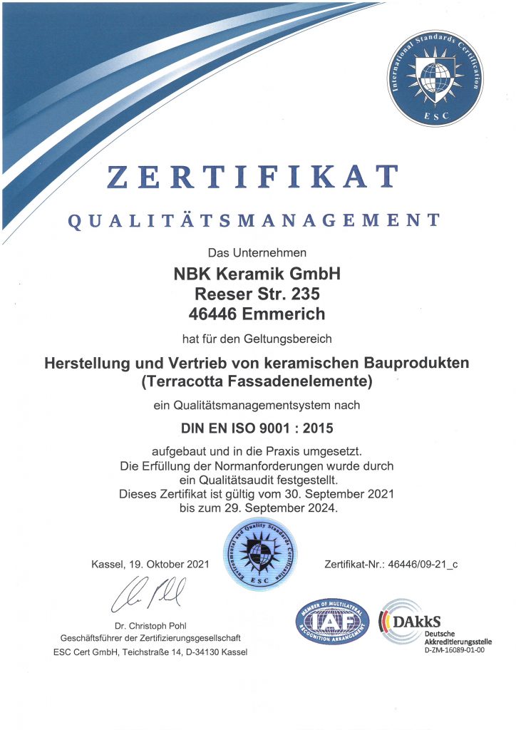Certificate Quality management