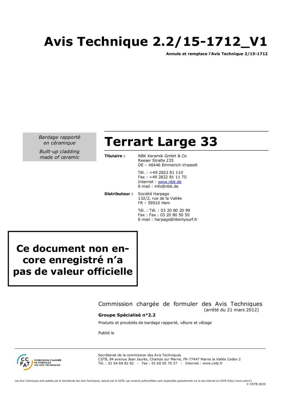 CSTB AT TERRART-LARGE33 V